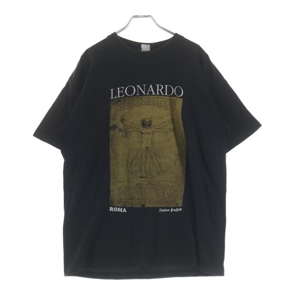 VINTAGE ヴィンテージ 90-00S LEONARDO DA VINCI PRINT TEE レオナルド 