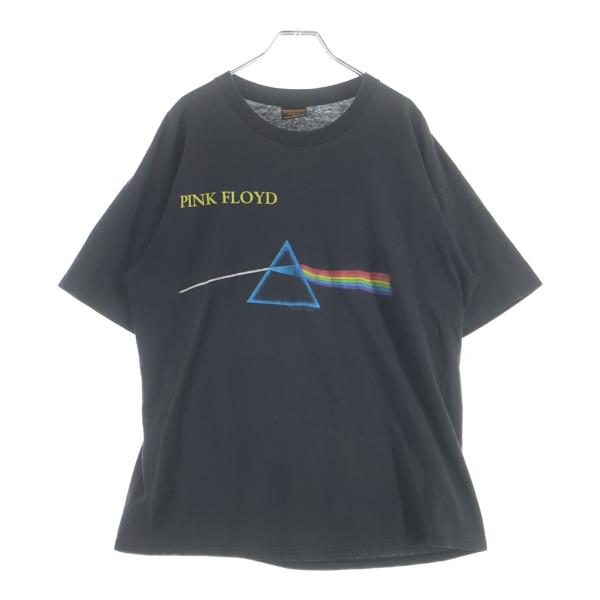 VINTAGE ヴィンテージ 90S PINK FLOYD DARK SIDE OF THE MOON ピンクフロイド 狂気 両面プリント半袖カットソーTシャツ ブラック
