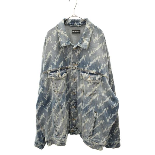 BALENCIAGA バレンシアガ 22SS オールオーバーロゴデニム BALENCIAGA バレンシアガ 22SS オールオーバーロゴデニム