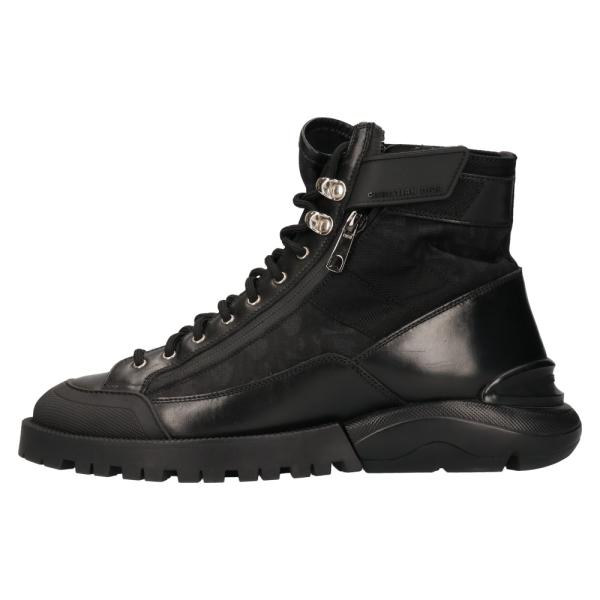 DIOR ディオール COMBAT MID TOP BOOTS 3BO219YOF オブリーク DIOR ディオール COMBAT MID TOP BOOTS 3BO219YOF オブリーク
