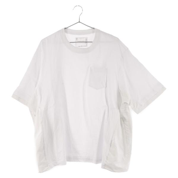 sacai Sacai サカイ Cotton Jersey T-Shirt コットン ナイロン sacai Sacai サカイ Cotton Jersey T-Shirt コットン ナイロン
