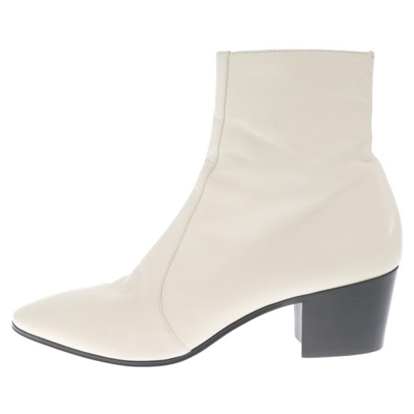 サンローランパリ VASSILI ZIPPED BOOTS IN SMOOTH LEATHER 732111