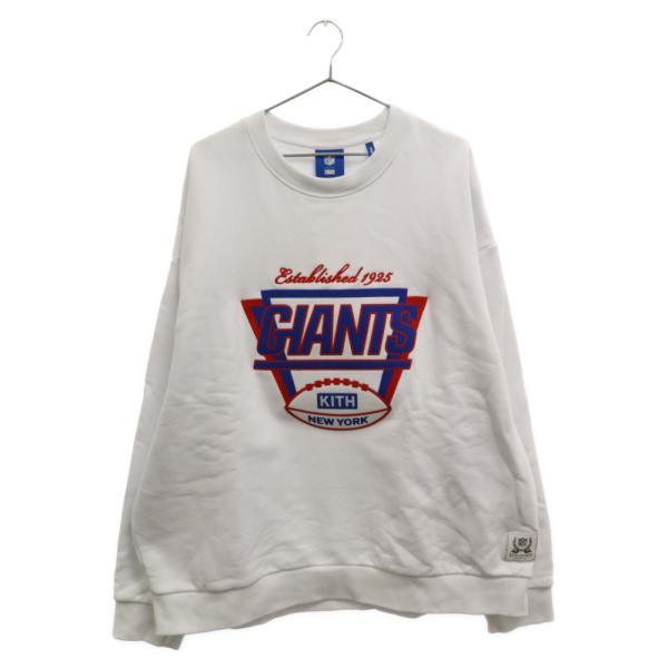 KITH キス×NFL Giants 1925 Nelson Crewneck ジャイアンツ KITH キス×NFL Giants 1925 Nelson Crewneck ジャイアンツ