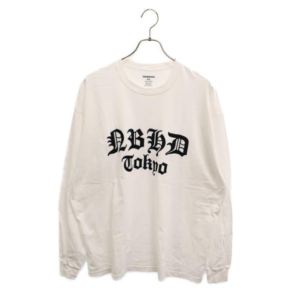 NEIGHBORHOOD ネイバーフッド フロッキープリント   ロンT　M NEIGHBORHOOD ネイバーフッド フロッキープリント ロンT M