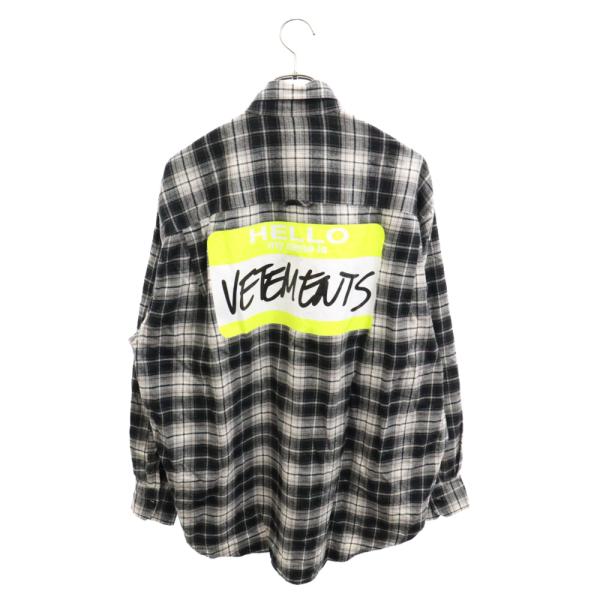 vetements ヴェトモン my name is シャツ グリーン 【公式通販】