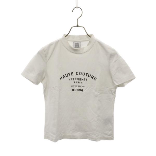 VETEMENTS ヴェトモン 22AW HAUTE COUTURE フロントロゴプリント  