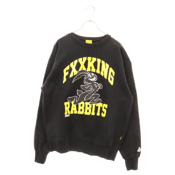 FR2 エフアールツー FXXKING RABBITS フロントプリント クルー