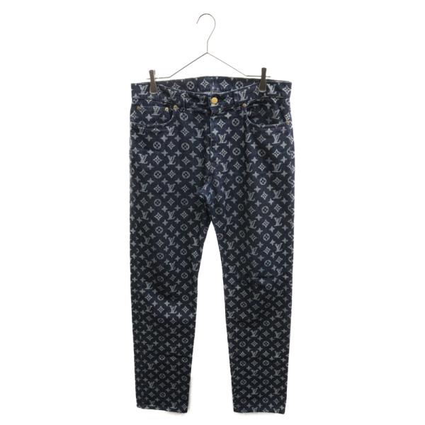ルイヴィトン モノグラム デニム パンツ LOUIS VUITTON（ルイ・ヴィトン） 18AW Monogram Regular Jeans RM182M