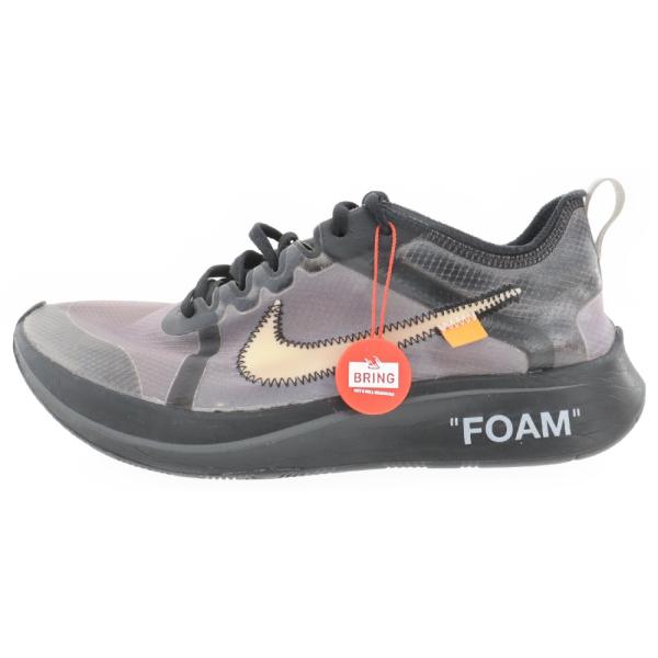 NIKE ナイキ ×OFF-WHITE THE 10 ZOOM FLY オフホワイトコラボ ザテン ズームフライ ローカットスニーカー ブラック US9.5/JP27.5cm AJ4588-001 NIKE（ナイキ） ×OFF-WHITE THE 10 ZOOM FLY オフホワイトコラボ