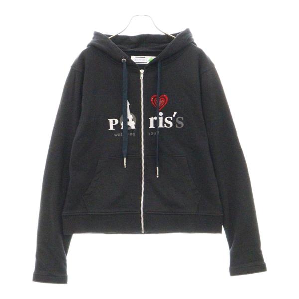 DINOWORKS Paris Zip Up Hoodie D1-004 パリロゴラインストーン DINOWORKS Paris Zip Up Hoodie D1-004 パリロゴラインストーン