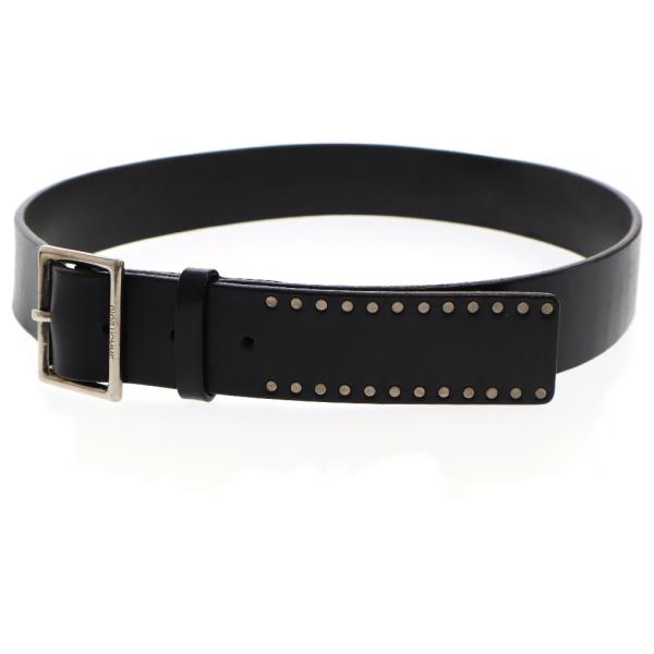 Dior HOMME ディオールオム スタッズ装飾レザーベルト ブラック Dior HOMME ディオールオム スタッズ装飾レザーベルト ブラック
