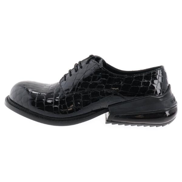 Maison Margiela メゾンマルジェラ Leather Derby S57WQ0103 P3715 クロコ型押し レザーダービーシューズ ブラック shopbring_3024j200028