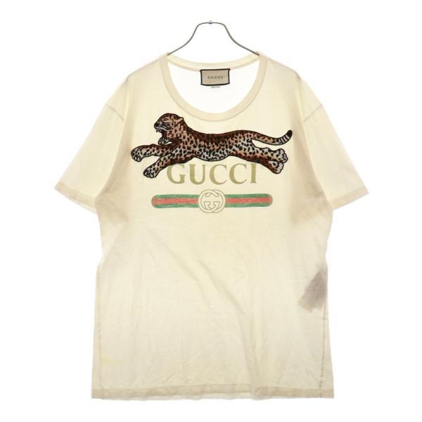 GUCCI グッチ 18SS パンサー ヴィンテージロゴ半袖Tシャツ カットソー 