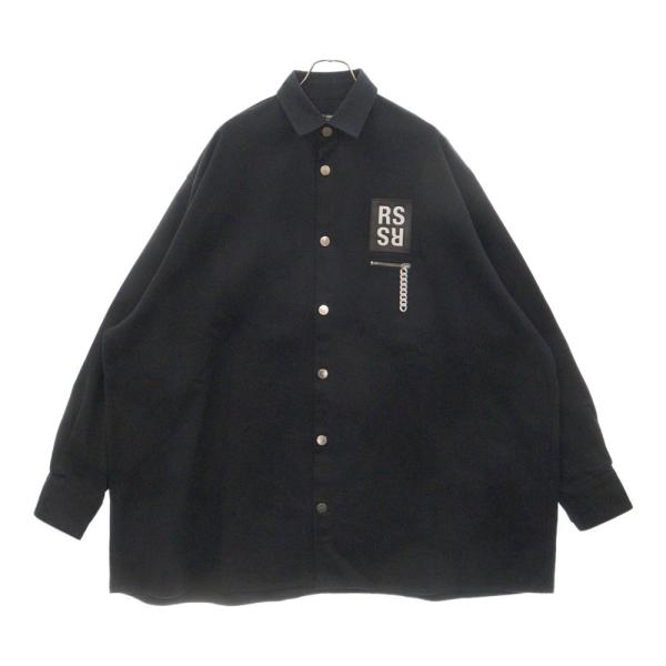 RAF SIMONS ラフシモンズ 20AW BIG FIT DENIM SHIRT WITH ZIPPED RAF SIMONS ラフシモンズ 20AW BIG FIT DENIM SHIRT WITH ZIPPED