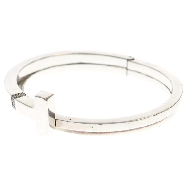 美品レア ティファニー Tスクエア ラップ ブレスレット ダイヤ シルバー925 TIFFANY&Co. TIFFANY & Co. ティファニー Tスクエア ラップ