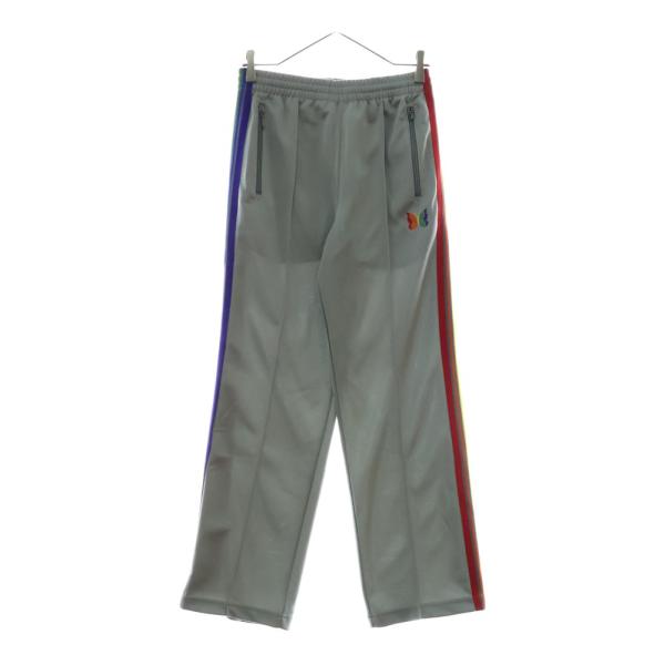 Needles（ニードルス） Track Pants ロゴ刺繍トラックパンツ グレー