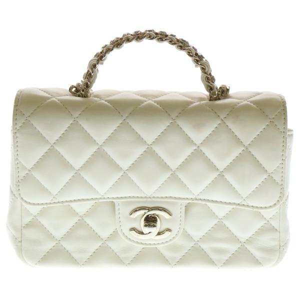 CHANEL シャネル ミニマトラッセ トップハンドル フラップ