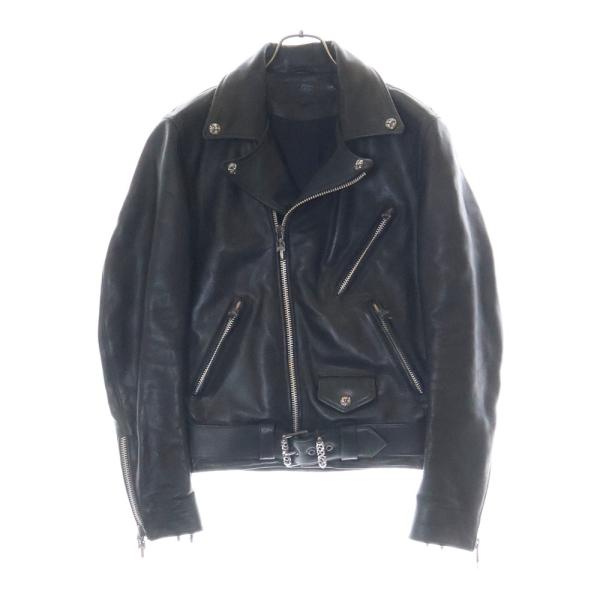 CHROME HEARTS（クロムハーツ） JJ DEAN ダガージップライダースレザー