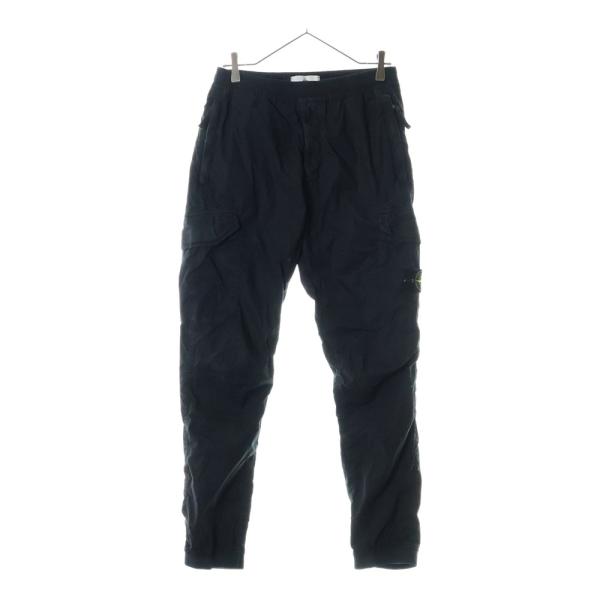 ストーンアイランド　ナイロンカーゴパンツ　ブラック STONE ISLAND ストーンアイランド ロゴパッチ カーゴパンツ 黒 31