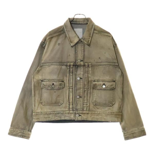 ANCELLM DENIM JACKET ANC- JK32 デニムジャケット ANCELLM アンセルム 24SS CRASH DENIM JACKET TYPE-2 クラッシュ加工