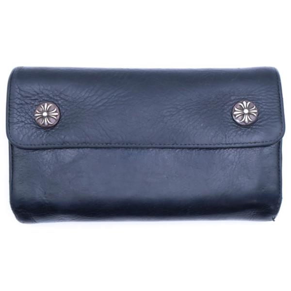 kafuromasa クロムハーツ Chrome Hearts wave CHROME HEARTS（クロムハーツ） WAVE ウェーブ レザーウォレット 財布