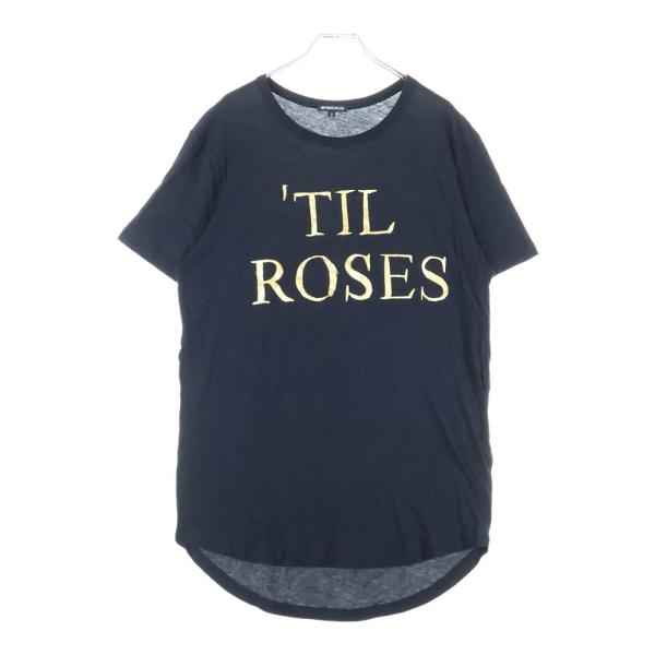新品未使用　ANN DEMEULEMEESTER ブラック Tシャツ Ann DEMEULEMEESTER（アン ドゥムルメステール） 19AW TIL ROSES
