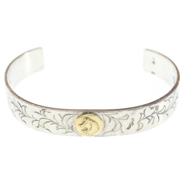 ★TADY&KING タディアンドキング　バングルGPイーグル付き　アラベスク★ TADY & KING タディアンドキング アラベスク K18 GPウルフ 平打ち