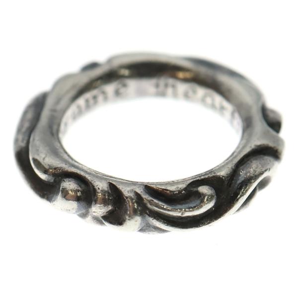 クロムハーツクロスパッチ　クロムハーツスクロール　クロムハーツシルバー925 CHROME HEARTS 銀座店 クロムハーツ スモール スクロールラベル リング