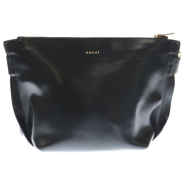 sacai（サカイ） Trapezoid Pouch トラペゾイドポーチ レザー