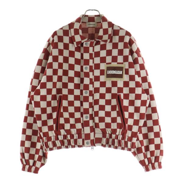 AMBERGLEAM アンバーグリーム Jacquard Knit Blouson ジャガードニット