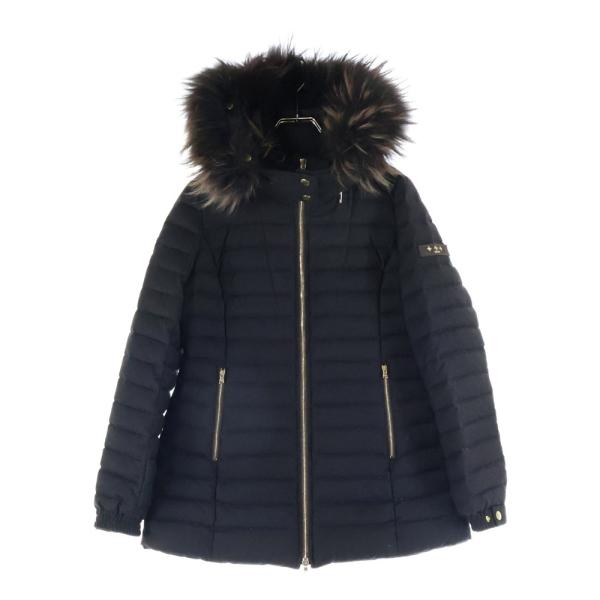 TATRAS（タトラス） Down Coat ロゴワッペン ファーダウンジャケット