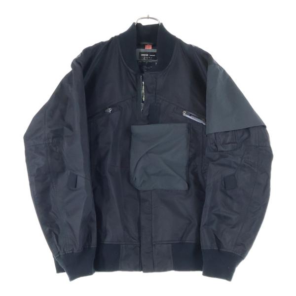 １回使用 sacai × ACRONYM® BOMBER JACKET 黒 M Sacai - Sacai x Acronym Bomber Jacket | HBX
