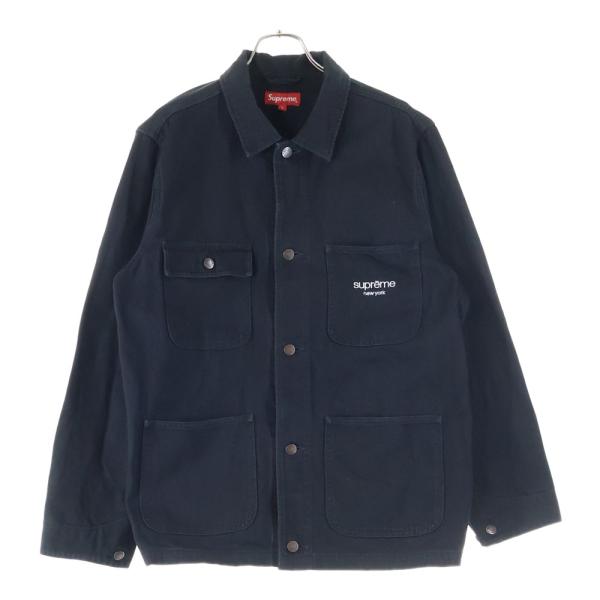 ジャケット・アウター Supreme 13SS Denim Campus Jacket Supreme Hooded Denim Work Jacket (FW13)