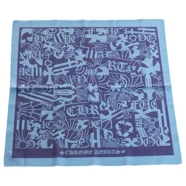 CHROME HEARTS（クロムハーツ） アイウェアクロス 眼鏡拭き ブルー