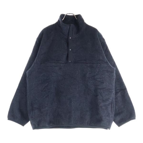 BLURHMS（ブラームス） 22AW Cotton Silk Fleece Snap P/O シルク混