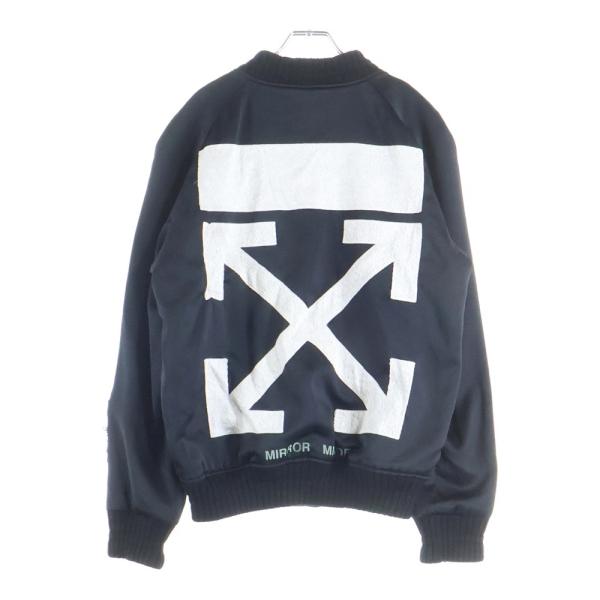 OFF-WHITE オフホワイト 17SS Souvenir Bomber Jacket ロゴ刺繍