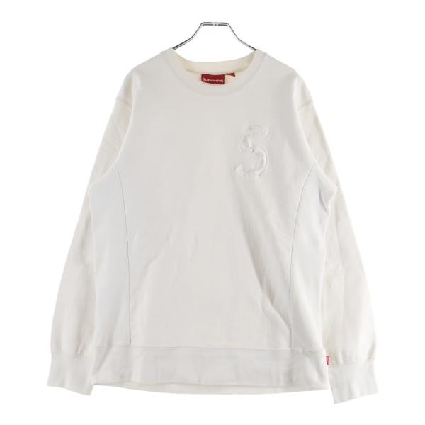 Supreme（シュプリーム） 16AW S Logo Crewneck Sロゴ刺繍 クルー