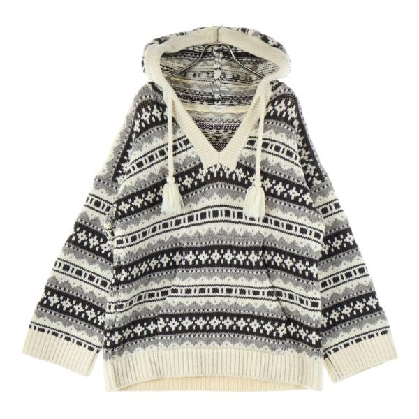 CELINE（セリーヌ） 21AW Nordic Knit Hoodie ノルディックニット