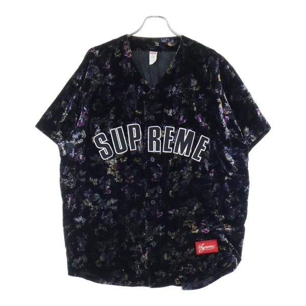 Supreme（シュプリーム） 19AW Floral Velour Baseball Jersey