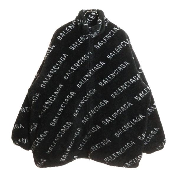 BALENCIAGA（バレンシアガ） 19AW All Over Logo Boa Fleece Jacket
