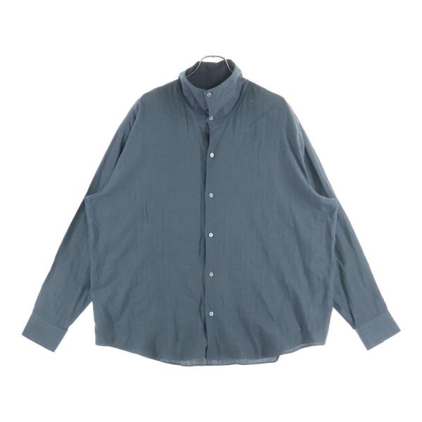 HERMES（エルメス） セリエボタン カシミア混 シルク長袖シャツ