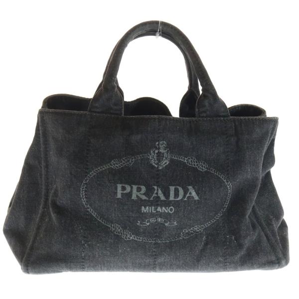PRADA（プラダ） CANAPA カナパ デニムトートバッグ ハンドバッグ