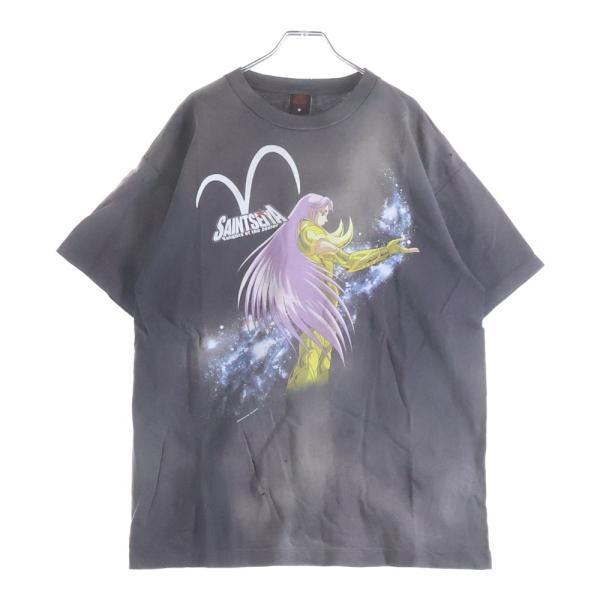 SAINT MICHAEL セントマイケル 24SS ×聖闘士星矢 SS TEE MU ダメージ