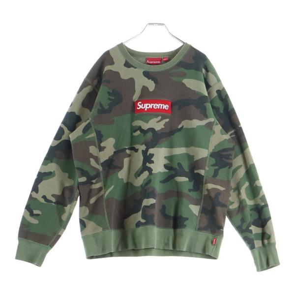 Supreme（シュプリーム） 15AW Box Logo Crewneck ボックスロゴ カモ総
