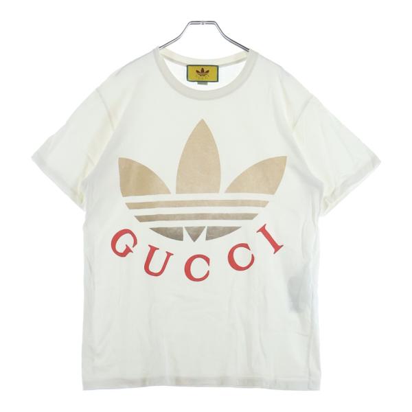 Gucci グッチ adidas アディダス コラボTシャツ 半袖 #xs GUCCI（グッチ） ×adidas ×アディダス フロントロゴ 半袖Tシャツ