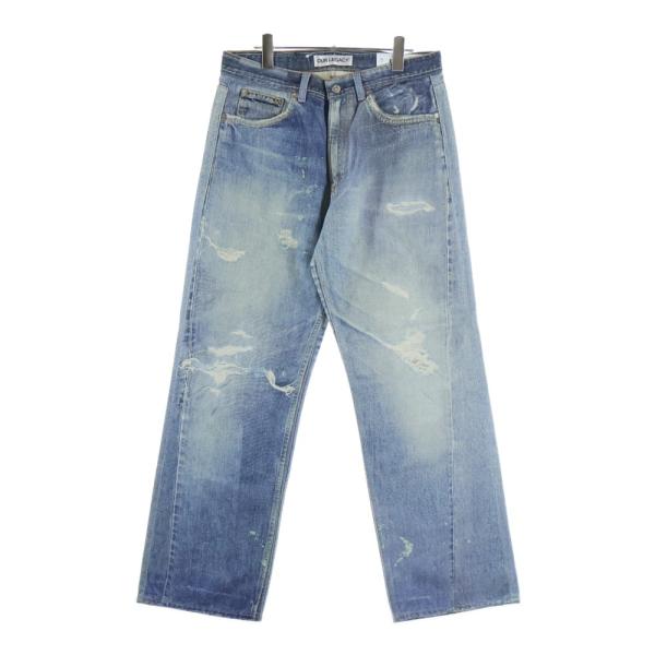 OUR LEGACY アワーレガシー Third Cut サードカット ワイド デニムパンツ インディゴ M4205TDD Our Legacy（アワーレガシー） THIRD CUT サード カット ストレート