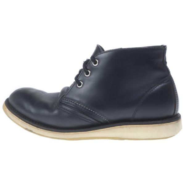 廃番 REDWING レッドウィング 3148 ワークチャッカブーツ 黒 27 RED WING レッド ウイング WORK CHUKKA ワークレザー チャッカブーツ