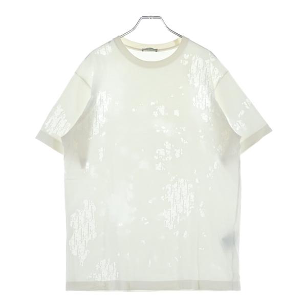 DIOR ディオール オブリーク シアー加工 半袖Tシャツ カットソー