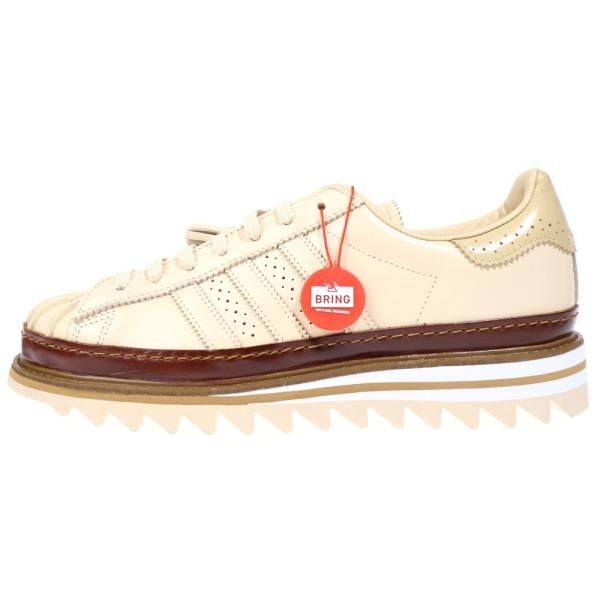 adidas アディダス CLOT SUPERSTAR BY EC クロット スーパースター ローカットスニーカー ベージュ US9/27.0cm JQ6117