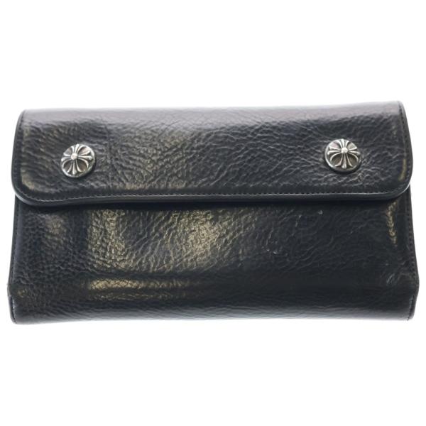 CHROME HEARTS（クロムハーツ） WAVE ウェーブ レザーウォレット 財布